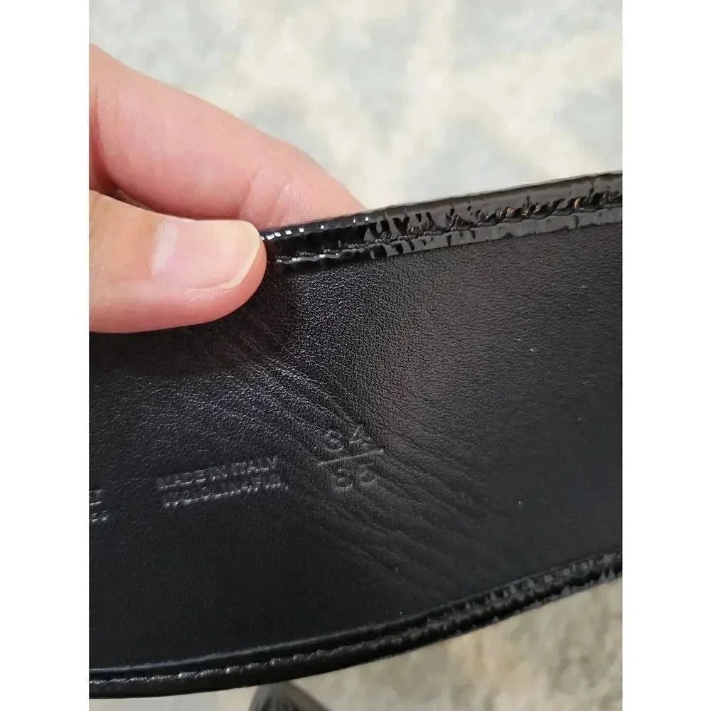 Burberry black potent double buckle leather - Picture 7 of 11